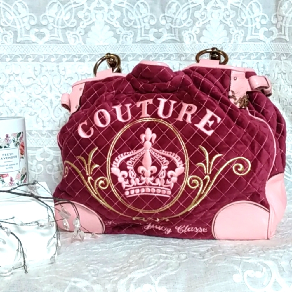 Juicy Couture purse, pink, large
